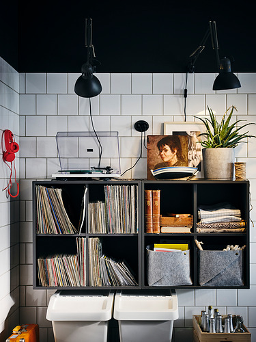 EKET, wall-mounted shelf unit 3 of 7 open dialog