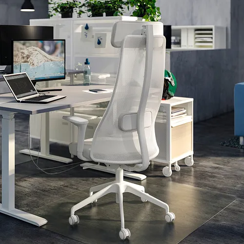 IKEA Gran Canaria - JÄRVFJÄLLET office chair with armrests, Grann