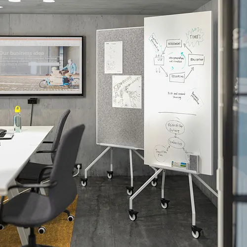 IKEA Puerto Rico - ELLOVEN whiteboard/noticeboard with casters