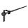 Select colour variation: with wall/ceiling brackets/with finials black