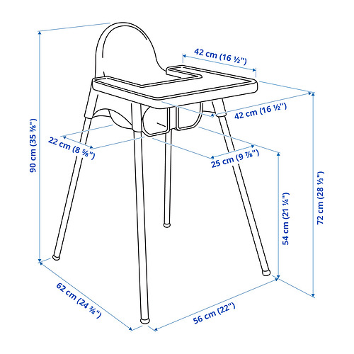 ANTILOP, high chair with tray 4 of 6 open dialog