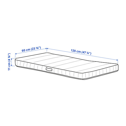JÄTTETRÖTT, pocket spring mattress for crib 7 of 7 open dialog