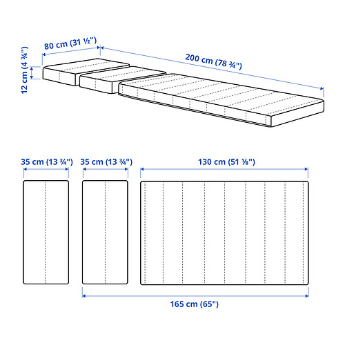INNERLIG, spring mattress for extendable bed 6 of 6 open dialog