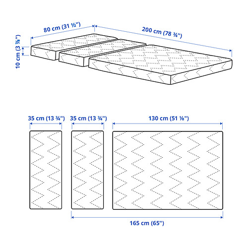 VIMSIG, foam mattress for extendable bed 6 of 6 open dialog