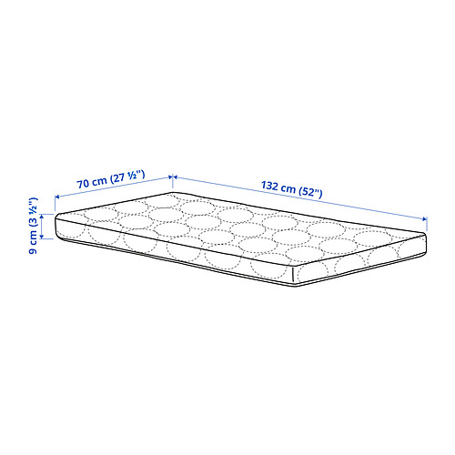 SKÖNAST, foam mattress for crib 6 of 6 open dialog