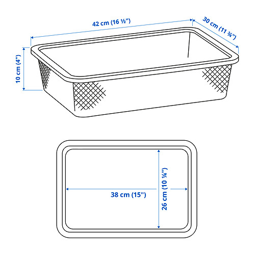 TROFAST, mesh storage box 3 of 3 open dialog