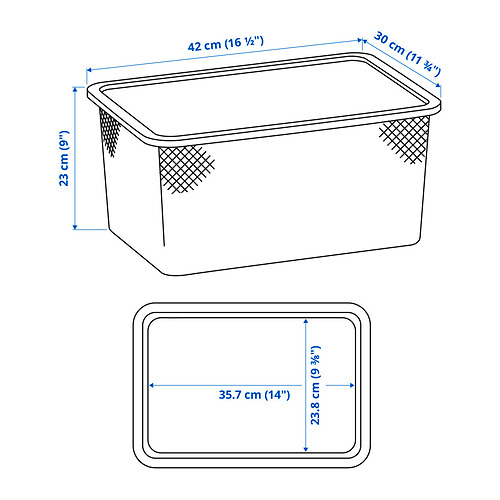 TROFAST, mesh storage box 3 of 3 open dialog