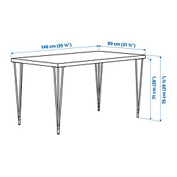 Measurement Illustration - SKÅLSTA table