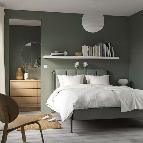 TÄLLÅSEN, upholstered bed frame 3 of 12 open dialog