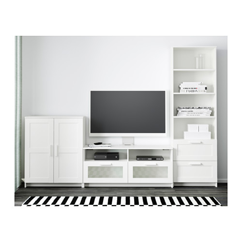 BRIMNES, TV storage combination 2 of 6 open dialog
