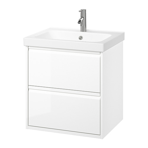 ÄNGSJÖN / ORRSJÖN, Bathroom vanity with sink & faucet 1 of 7 open dialog