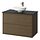 Select colour variation: brown oak effect/black marble effect