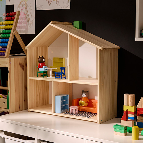 HUSET, dollhouse furniture and figures. 2 of 4 open dialog