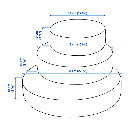 Ilustración con medidas del producto: GREJSIMOJS.