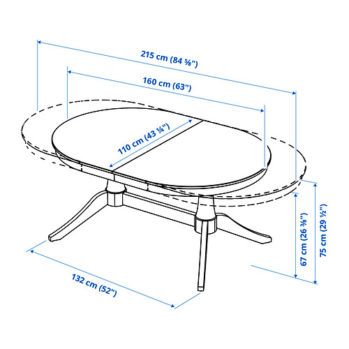 ROSENTORP, extendable table. 7 of 7 open dialog