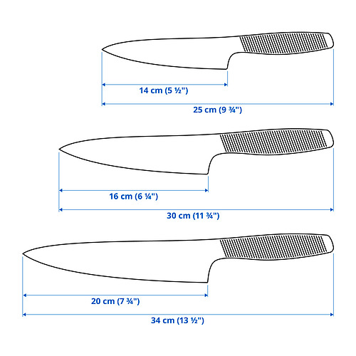 IKEA 365+, 3-piece knife set 6 of 6 open dialog
