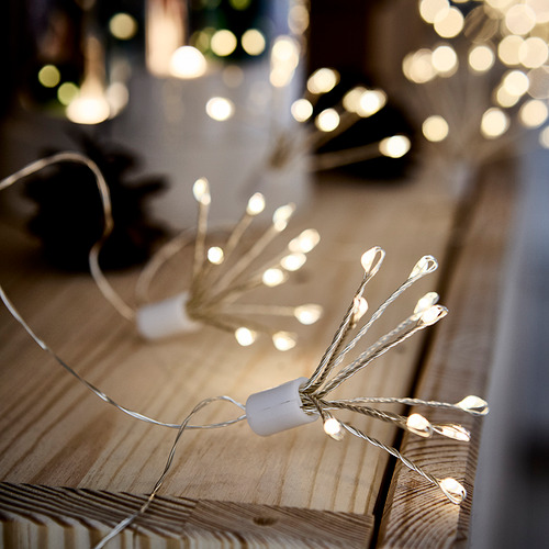 STRÅLA, LED lighting chain with 10 lights. 5 of 5 open dialog