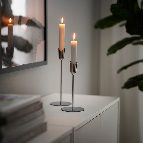 PRAKTAND, candlestick, set of 2. 3 of 4 open dialog