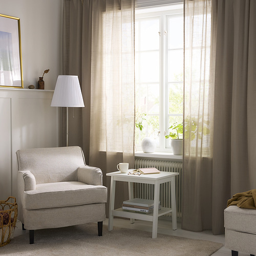 SILVERLÖNN, sheer curtains, 1 pair 3 of 7 open dialog
