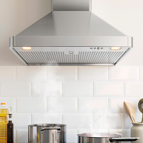 NILSBYN, wall mounted range hood. 3 of 8 open dialog
