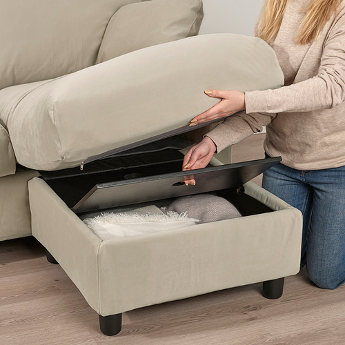 VINLIDEN, sofa with chaise 10 of 10 open dialog