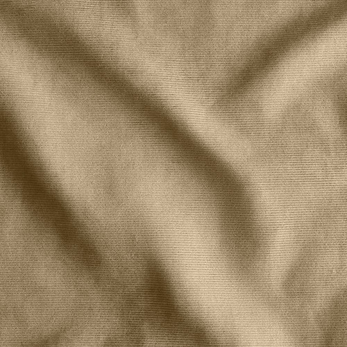 Tela beige suave y texturizada en primer plano. Funda de sofá elegante y de alta calidad.