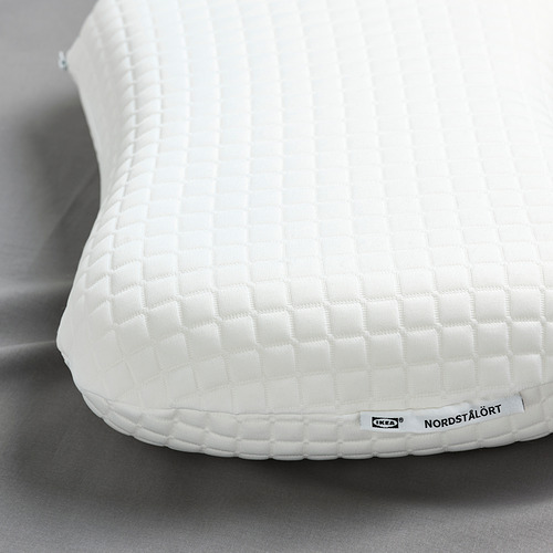 NORDSTÅLÖRT, ergonomic pillow, side/back sleeper 4 of 8 open dialog