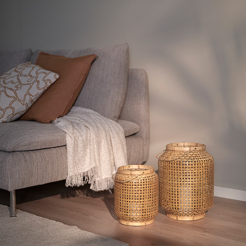 PÅVEFINK, lantern for pillar candle. 3 of 4 open dialog