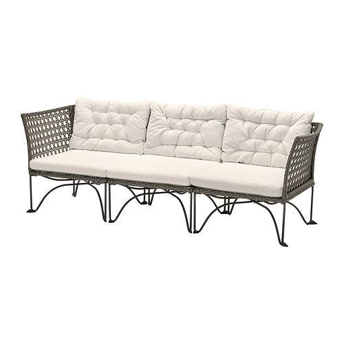 JUTHOLMEN, 3-seat modular sofa, outdoor 3 of 3 open dialog