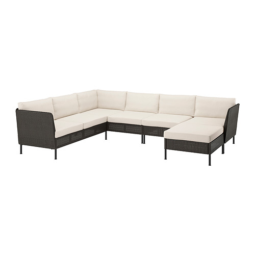 VITTSKÄR, 5-seat modular corner sofa outdoor. 1 of 4 open dialog