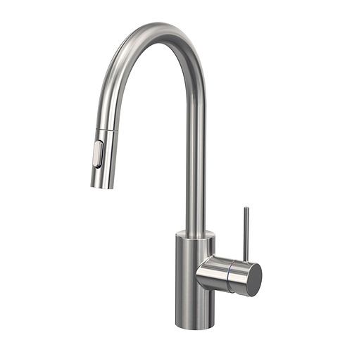 SALLSJÖN, pull out kitchen faucet with spray. 7 of 7 open dialog