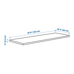 Measurement Illustration - MÖCKLERYD countertop