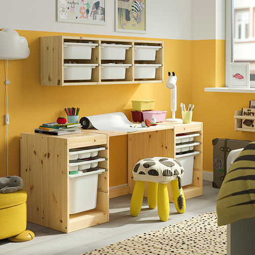 TROFAST, escritorio con cajas/bandejas. 2 de 7 open dialog