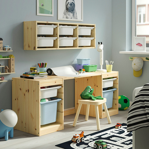 TROFAST, desk with storage boxes. 2 of 7 open dialog