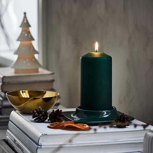 FENOMEN, unscented pillar candle. 2 of 2 open dialog