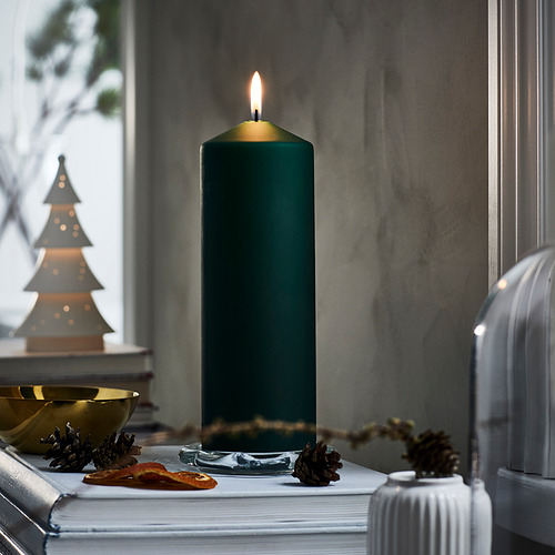 FENOMEN, unscented pillar candle. 2 of 2 open dialog