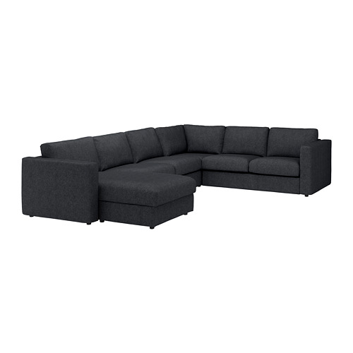 FINNALA, corner sofa 5-seat with chaiselongue. 1 of 9 open dialog