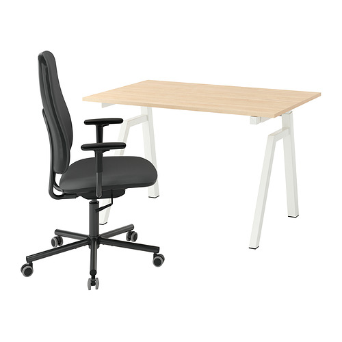 TROTTEN / SMÖRKULL, desk and chair. 1 of 1 open dialog