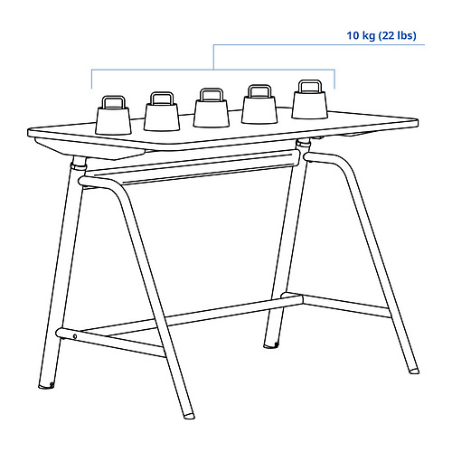 GLADHÖJDEN, desk sit/stand 4 of 10 open dialog