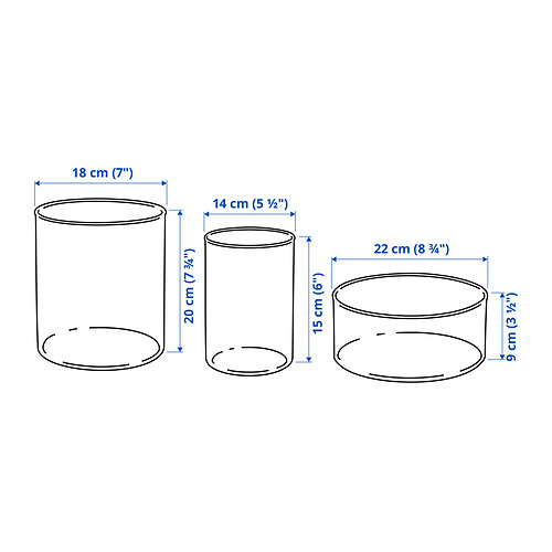CYLINDER, vase/bowl, set of 3 5 of 5 open dialog