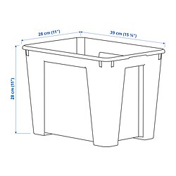 Measurement Illustration - SAMLA box