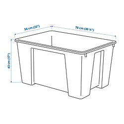 Measurement Illustration - SAMLA box