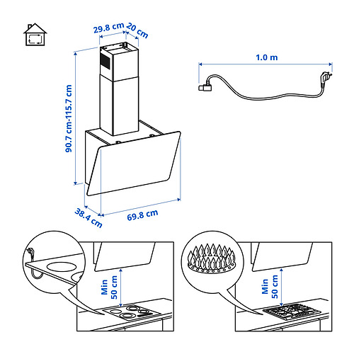 FINSMAKARE, extractor de pared 9 de 10 open dialog