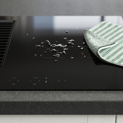 TÄCKNAN, Induction cooktop w/downdraft vent. 4 of 10 open dialog