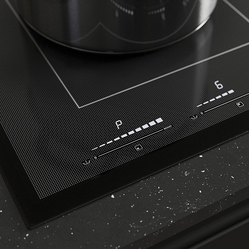 TÄCKNAN, Induction cooktop w/downdraft vent. 3 of 11 open dialog