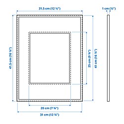 Measurement Illustration - LOMVIKEN frame