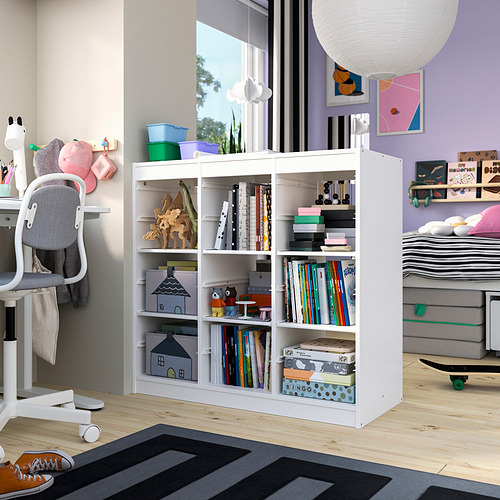 TROFAST, combinación almacenaje con baldas. 2 de 3 open dialog