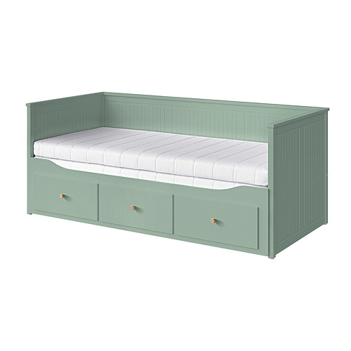 HEMNES, diván con 3 cajones y 2 colchones. 1 de 11 open dialog