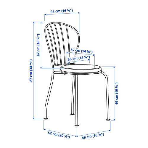 LÄCKÖ, table+2 chairs, outdoor 5 of 5 open dialog