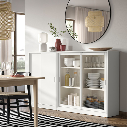 TONSTAD, storage combination w sliding doors 6 of 6 open dialog